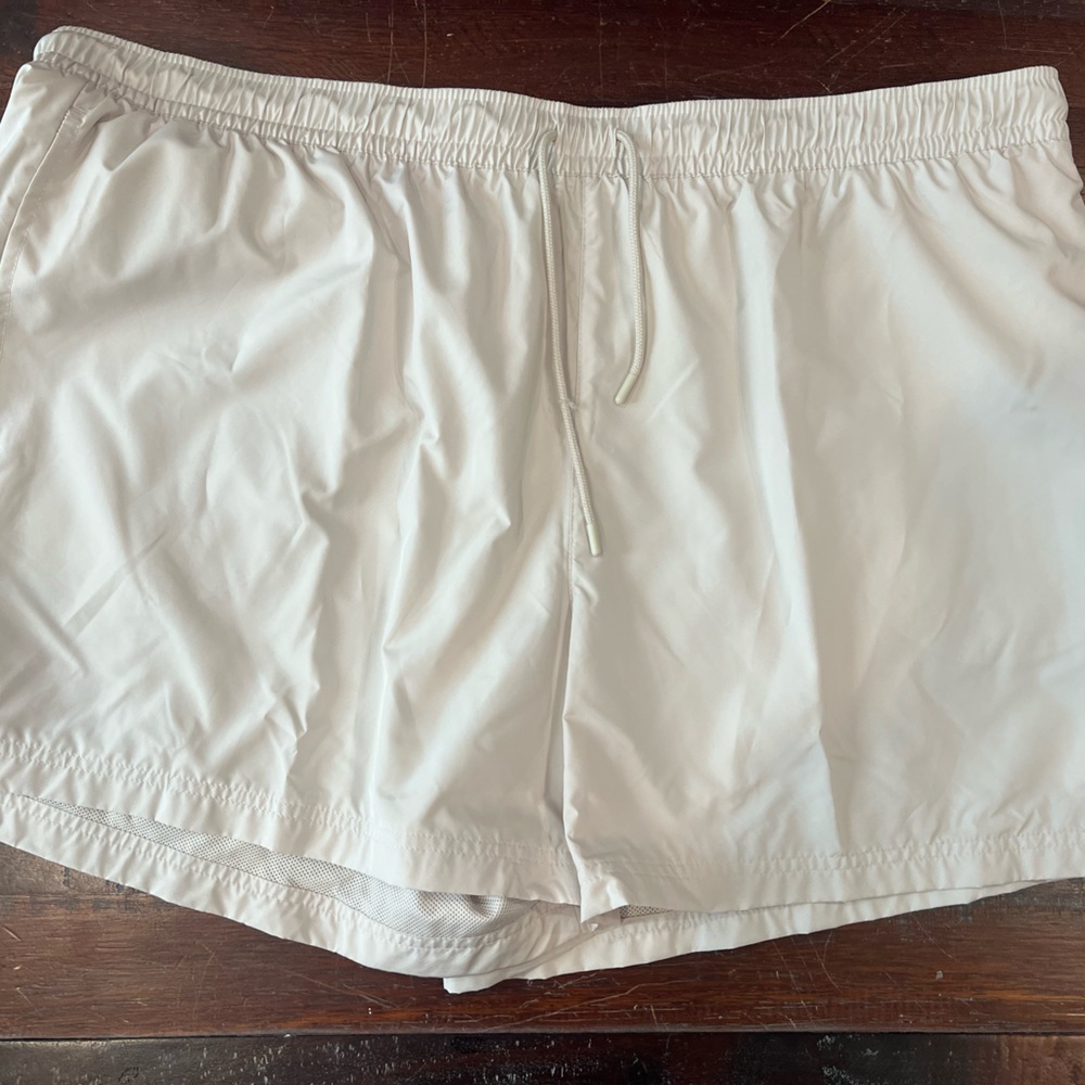 Nike White Athletic Shorts